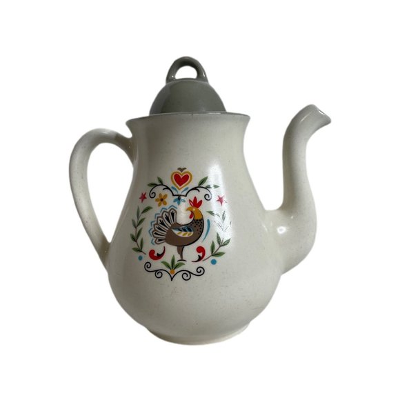 Other - Vintage Stoneware Coffee Pot Chicken